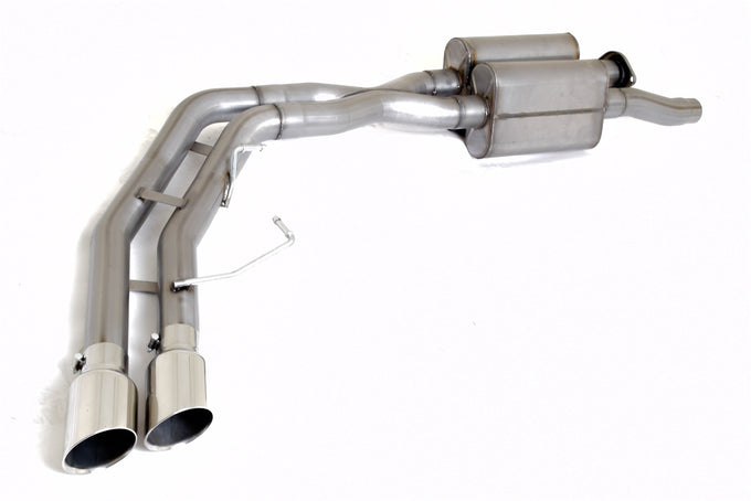 3in Cat-Back Super Truck Exhaust w/4in Tip <br> 2017-2020 Ford F-150 3.5L