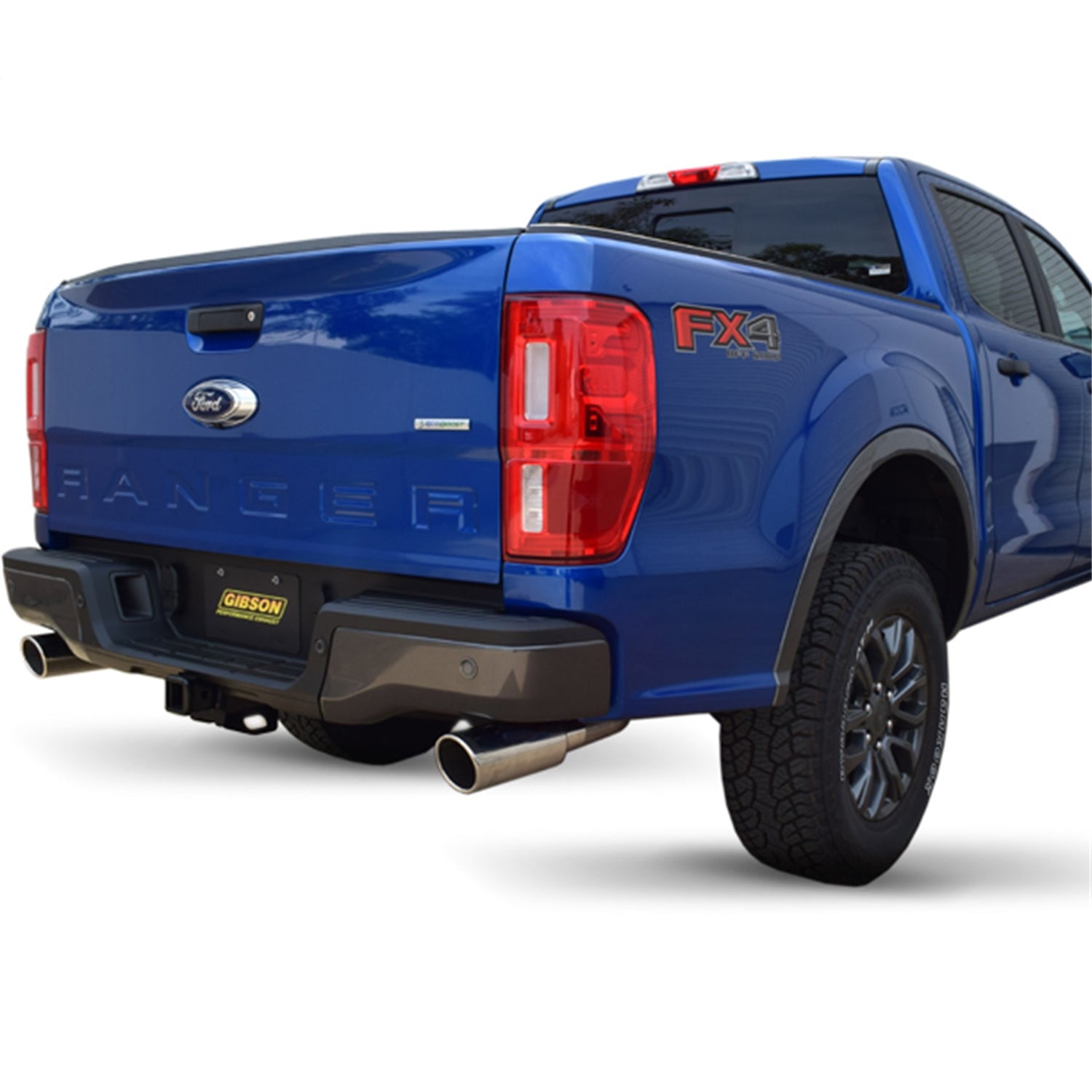 2.5in Stainless Cat-Back Dual Sport Exhaust System <br> 2019-2024 Ford Ranger 2.3L