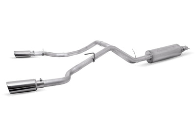 2.5in Stainless Cat-Back Dual Sport Exhaust System <br> 2019-2024 Ford Ranger 2.3L