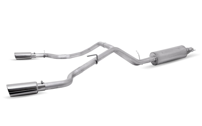2.5in Stainless Cat-Back Dual Sport Exhaust System <br> 2019-2024 Ford Ranger 2.3L