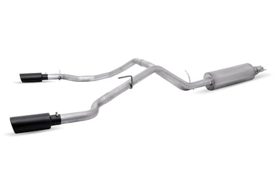 2.5in Stainless Cat-Back Dual Sport Exhaust System <br> 2019-2024 Ford Ranger 2.3L