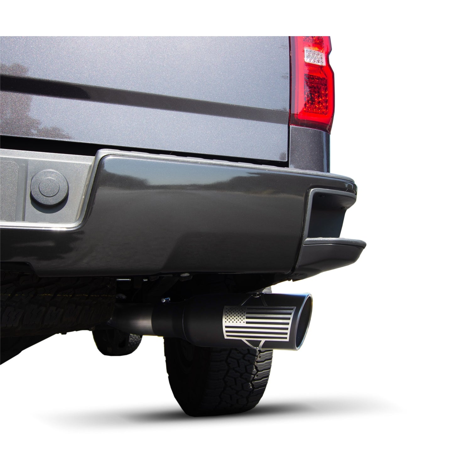 3in Stainless Cat-Back Single Exhaust w/6in Tip <br> 14-18 Chevy Silverado 1500 GMC Sierra 1500 6.2L