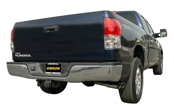 2.5in Cat-Back Dual Sport Exhaust w/4in Tip <br> 2007-2021 Toyota Tundra 5.7L,4.6L