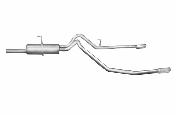 2.5in Cat-Back Dual Split Exhaust w/3.5in Tip <br> 2003-2006 Toyota Tundra