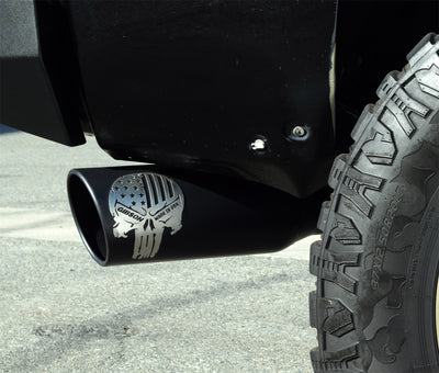 3.5in Stainless Cat-Back Single Exhaust w/6in Tip <br> 14-18 Chevy Silverado 1500 GMC Sierra 1500 6.2L