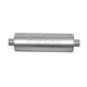 SFT Superflow Center/Center Round Muffler, Stainless <br> 8in Round Body 4in Centerinlet