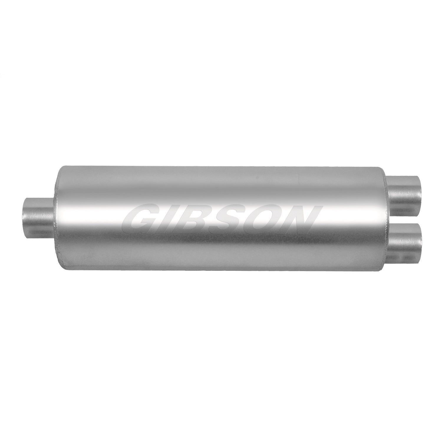 SFT Superflow Center/Dual Round Muffler, Stainless <br> 7in Round Body 3in Centerinlet