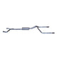 2.5in Cat-Back Dual Split Exhaust w/3.5in Tip <br> 2004-2015,2017-2024 Nissan TITAN 5.6L