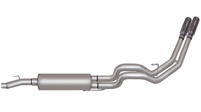 2.5in Cat-Back Dual Sport Exhaust w/3.5in Tip <br> 04-08 Ford F-150, 06-08 Lincoln Mark LT 4.6L,5.4L
