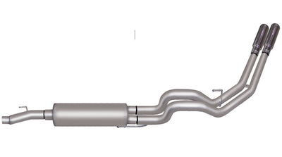 2.5in Cat-Back Dual Sport Exhaust w/3.5in Tip <br> 2009-2011 Ford F-150 4.6L,5.4L,5.0L