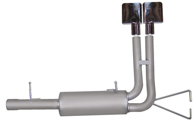 2.25in Cat-Back Super Truck Exhaust w/6in Tip <br> 1999-2004 Ford F-250 F-350 Super Duty 5.4L,6.8L