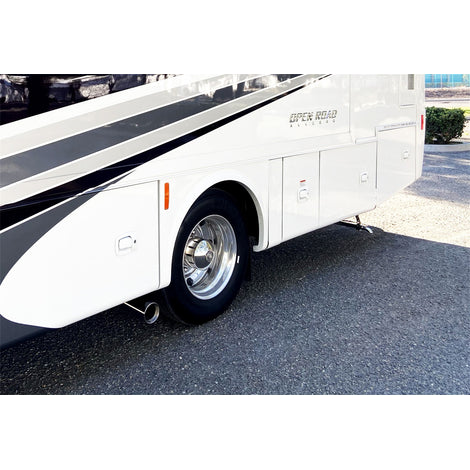 RV Power Cat-Back Single Exhaust System, Stainless <br> 2006-2009,2011-2015 Ford F-53 Motorhome Chassis