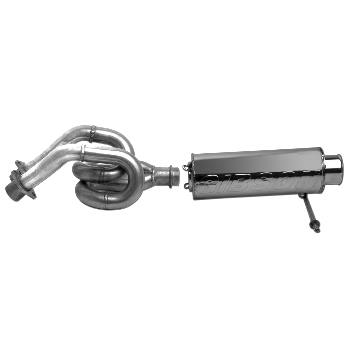Yamaha UTV Single Exhaust System, Stainless <br> 2004-2007 Yamaha YXR66F Rhino 660