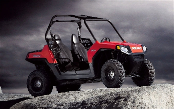 Polaris UTV Single Exhaust System, Black Ceramic <br> 08-12 Polaris Ranger RZR 800 EPS S