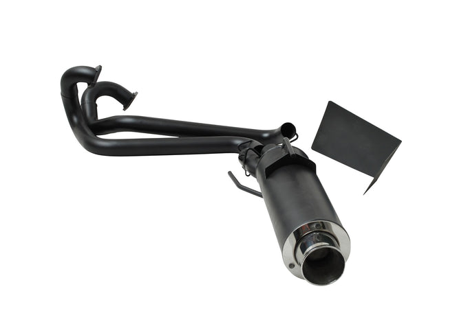 Polaris UTV Single Exhaust System, Black Ceramic <br> 08-12 Polaris Ranger RZR 800 EPS S