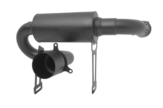 2.5in Single Exhaust System - Black Ceramic <br> 17-24 Can-Am Maverick X3 Series