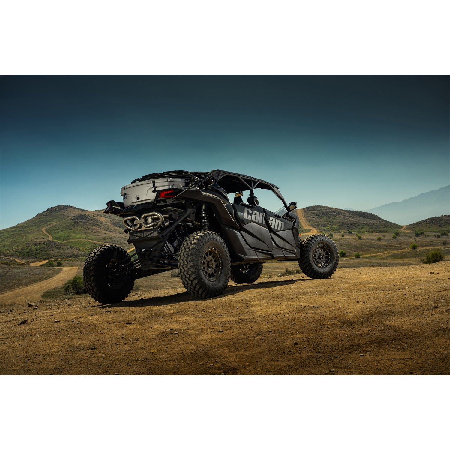 Can-Am UTV Dual Exhaust, Stainless <br> 17-24 Can-Am Maverick X3 Series
