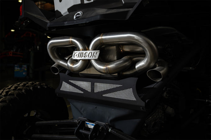 Can-Am UTV Dual Exhaust, Stainless <br> 17-24 Can-Am Maverick X3 Series