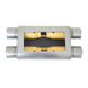 MWA Dual in /Dual Out Oval Muffler, Stainless <br> 4x9x14in Oval Body