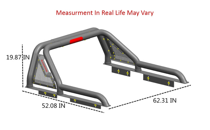 Gladiator Roll Bar Kit <br>15-23 GMC Canyon, Chevy Colorado, Toyota Tacoma