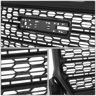 Black Honeycomb Style Mesh Front Upper Grille<br>21-22 GMC Canyon