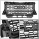Black Honeycomb Style Mesh Front Upper Grille<br>21-22 GMC Canyon