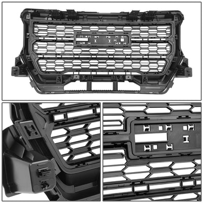 Black Honeycomb Style Mesh Front Upper Grille<br>21-22 GMC Canyon