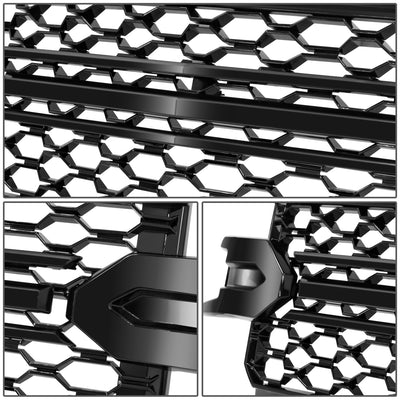 Black Honeycomb Style Mesh Front Grille<br>19-22 Chevy Silverado 1500, 2022 1500 LTD