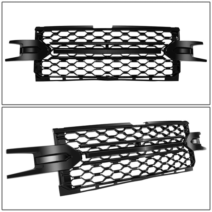 Black Honeycomb Style Mesh Front Grille<br>19-22 Chevy Silverado 1500, 2022 1500 LTD