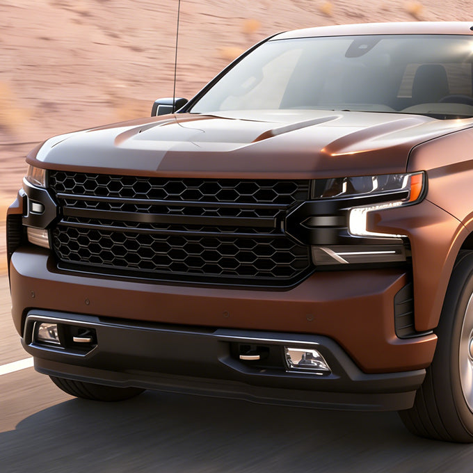 Black Honeycomb Style Mesh Front Grille<br>19-22 Chevy Silverado 1500, 2022 1500 LTD