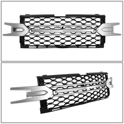 Badgeless Honeycomb Mesh Front Grille<br>19-21 Chevy Silverado 1500, 2022 LTD