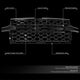 Glossy Black Honeycomb Style Mesh Front Grille<br>19-22 Chevy Silverado 1500, 2022 1500 LTD