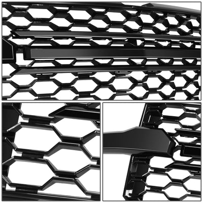 Glossy Black Honeycomb Style Mesh Front Grille<br>19-22 Chevy Silverado 1500, 2022 1500 LTD