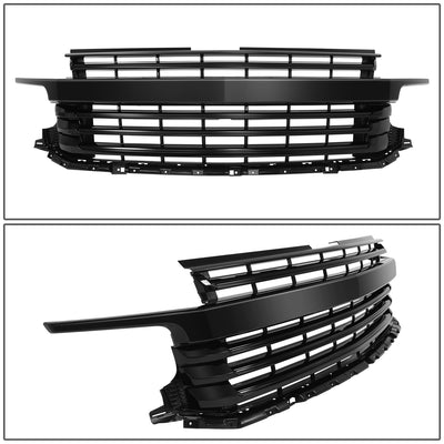 Badgeless Horizontal Slat Grille<br>19-21 Chevy Silverado 1500, 2022 LTD
