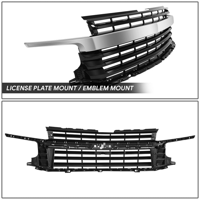 Chrome Bezel Front Grille<br>21-24 Chevy Suburban Tahoe