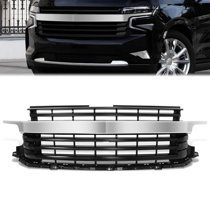 Chrome Bezel Front Grille<br>21-24 Chevy Suburban Tahoe
