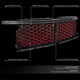 Black/Red Badgeless Diamond Mesh Front Grille<br>22-26 Chevrolet Silverado 1500