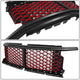 Black/Red Badgeless Diamond Mesh Front Grille<br>22-26 Chevrolet Silverado 1500