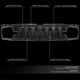 Glossy/Matte Black Honeycomb Style Mesh Front Grille<br>21-25 Ford Bronco Sport