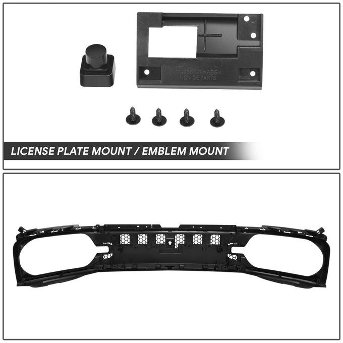 Glossy/Matte Black Honeycomb Style Mesh Front Grille<br>21-25 Ford Bronco Sport
