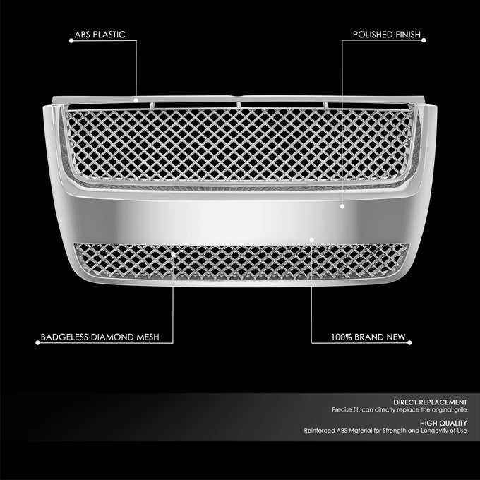 Badgeless Diamond Mesh Grille<br>07-10 Ford Explorer Sport Trac