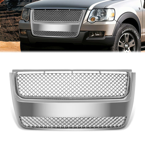 Badgeless Diamond Mesh Grille<br>07-10 Ford Explorer Sport Trac