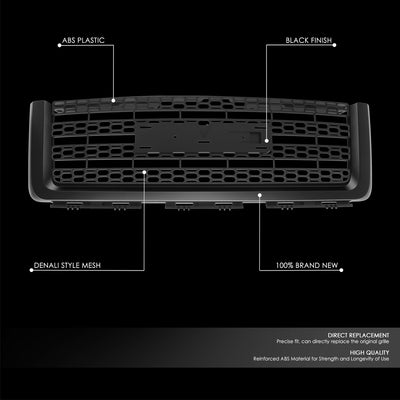Denali Style Mesh Grille<br>07-13 GMC Sierra 1500