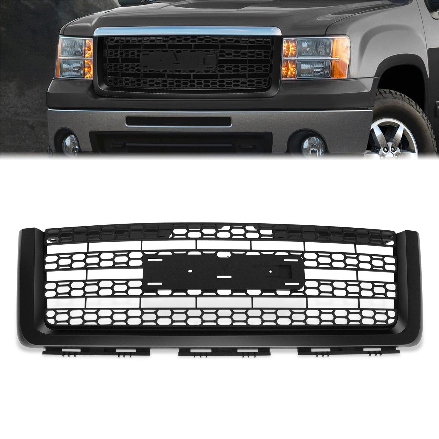 Denali Style Mesh Grille<br>07-13 GMC Sierra 1500