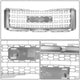 Chrome Denali Style Mesh Front Grille<br>07-13 GMC Sierra 1500