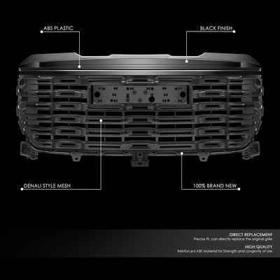 Denali Style Mesh Grille<br>22-25 GMC Sierra 1500