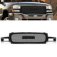 Matte Black Round Mesh Front Grille<br>00-06 GMC Yukon XL 1500 2500, 99-02 Sierra 1500 2500