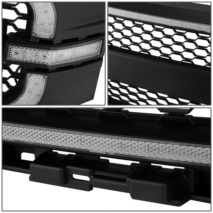 LED DRL Turn Signal Switchback Front Grille <br>21-23 Ford F-150