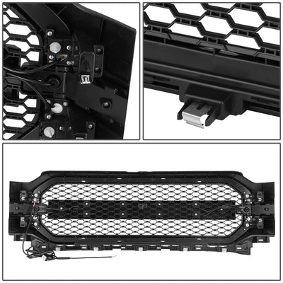 LED DRL Turn Signal Switchback Front Grille <br>21-23 Ford F-150