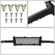 Front Grille Vertical Slat Fence W/LED DRL <br> 99-02 Chevry Silverado / Suburban 1500 2500 LD